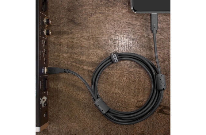 Cablu USB UDG Ultimate Audio Cable USB 2.0 B-C Straight 1.5m - Black