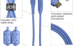 Cablu USB UDG Ultimate Audio Cable USB 2.0 B-C Straight 1.5m - Blue
