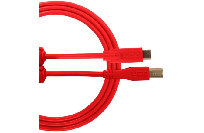 Cablu USB UDG Ultimate Audio Cable USB 2.0 B-C Straight 1.5m - Red