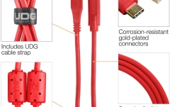 Cablu USB UDG Ultimate Audio Cable USB 2.0 B-C Straight 1.5m - Red