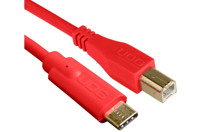 Cablu USB UDG Ultimate Audio Cable USB 2.0 B-C Straight 1.5m - Red