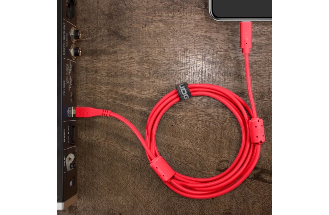 Cablu USB UDG Ultimate Audio Cable USB 2.0 B-C Straight 1.5m - Red