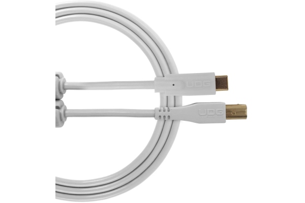 Ultimate Audio Cable USB 2.0 B-C Straight 1.5m - White Ultimate Audio Cable USB 2.0 B-C Straight 1.5m - White