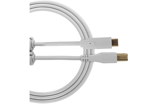 Cablu USB UDG Ultimate Audio Cable USB 2.0 B-C Straight 1.5m - White