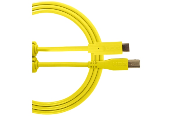 Ultimate Audio Cable USB 2.0 B-C Straight 1.5m - Yellow Ultimate Audio Cable USB 2.0 B-C Straight 1.5m - Yellow