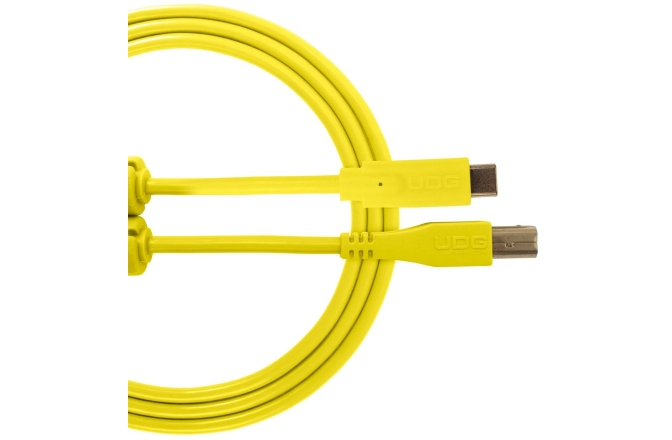 Cablu USB UDG Ultimate Audio Cable USB 2.0 B-C Straight 1.5m - Yellow