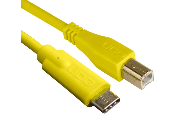 Cablu USB UDG Ultimate Audio Cable USB 2.0 B-C Straight 1.5m - Yellow
