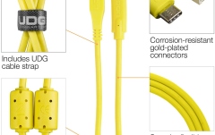 Cablu USB UDG Ultimate Audio Cable USB 2.0 B-C Straight 1.5m - Yellow