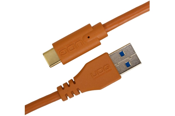 Ultimate Audio Cable USB 3.0 A-C Straight 1.5m - Orange Ultimate Audio Cable USB 3.0 A-C Straight 1.5m - Orange