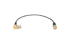 Cablu video UHD compact Klotz ultra thin super flex UHD patch cable - BNCPro angled plug - BNCslim plugfor HD / UHD / 12G / 4K / 8K - 0,25 m