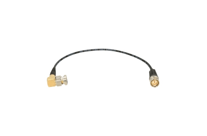 Cablu video UHD compact Klotz ultra thin super flex UHD patch cable - BNCPro angled plug - BNCslim plugfor HD / UHD / 12G / 4K / 8K - 0,25 m