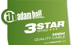 XLR - Jack Cable Adam Hall 3Star Mic XLRf-TS 1m