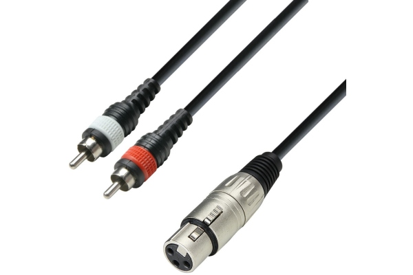 3Star XLRf-2RCA 3m