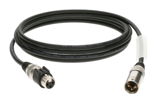 professional StarQuad microphone cable with XLR by Neutrik® 'heavy duty' - 4x 0.50 mm² - 5 m