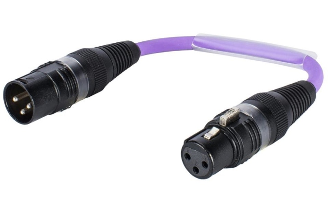 Cablu XLR Sommer Cable Adaptercable XLR(M)/XLR(F) Ground Lift bk
