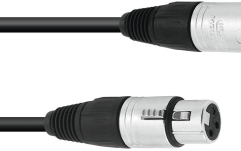 Cablu XLR Sommer Cable XLR 3pin 0.5m bk Neutrik