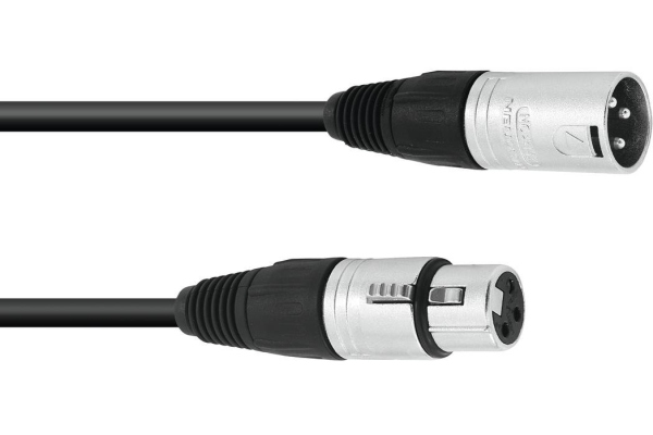 XLR 3pin 0.5m bk Neutrik XLR 3pin 0.5m bk Neutrik