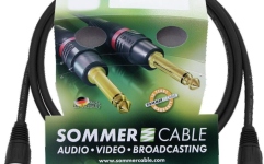 Cablu XLR Sommer Cable XLR 3pin 1.5m bk Neutrik