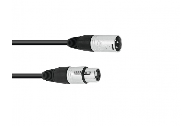 Cablu XLR Sommer XLR cable 3pin 0.9m bk Neutrik