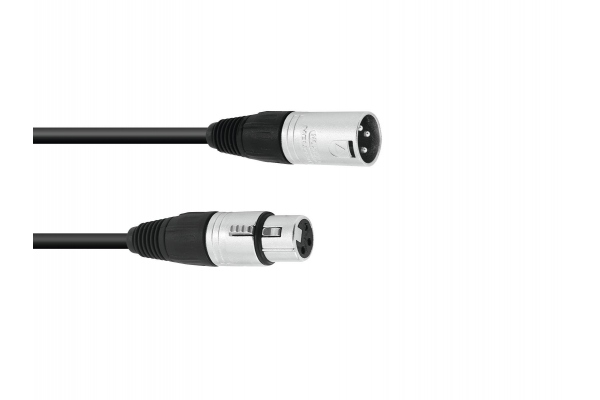 XLR cable 3pin 1.5m bk Neutrik