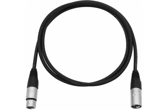 Cablu XLR Sommer XLR cable 3pin 1.5m bk Neutrik