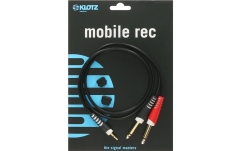 Cablu Y audio Klotz Y cable - lightweightTRS 3.5 mm - 2x TS 6.3 mm - 2 m