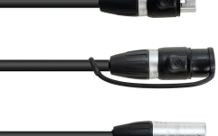 Cablu Y DMX Eurolite Adapter Cable DMX IP XLR 3pol(m)/2xIP XLR 3pol(f)