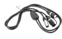Cablu Y DMX Eurolite Adapter Cable DMX IP XLR 3pol(m)/2xIP XLR 3pol(f)