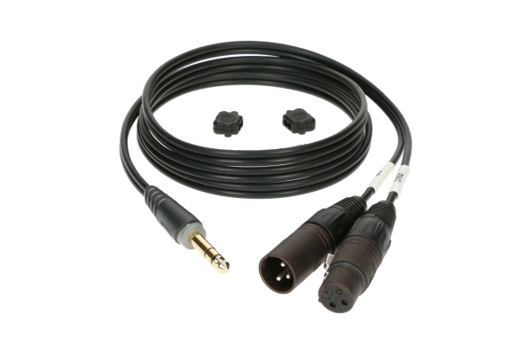 Y cable - lightweight - insertTRS 6.3 mm - 2x XLR 3p F/M - 2 m Y cable - lightweight - insertTRS 6.3 mm - 2x XLR 3p F/M - 2 m