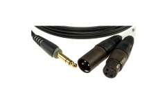 Cablu Y flexibil Klotz Y cable - lightweight - insertTRS 6.3 mm - 2x XLR 3p F/M - 2 m