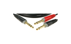 Cablu Y nebalansat Klotz Y cable - lightweight - insertTRS 6.3 mm - 2x TS 6.3 mm - 3 m