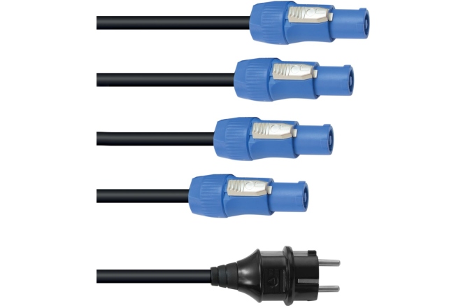 Cabluri de alimentare Eurolite P-Con power cable 1-4, 3x2,5mm²