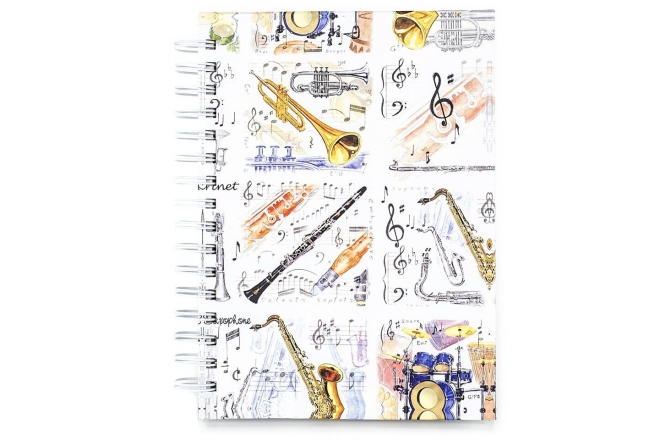 Caiet de notițe No brand A6 Hardback Spiral Bound Notebook