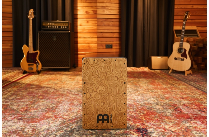 Cajon electro acustic Meinl Woodcraft Professional Pickup Cajon - Makah-Burl