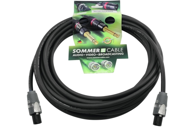 Calbu Speakon Sommer Cable Speaker Speakon 2x4 5m bk