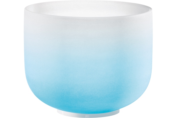 Meinl Crystal Singing Bowl, color-frosted, 10" / 25 cm, Note G4, Throat Chakra
