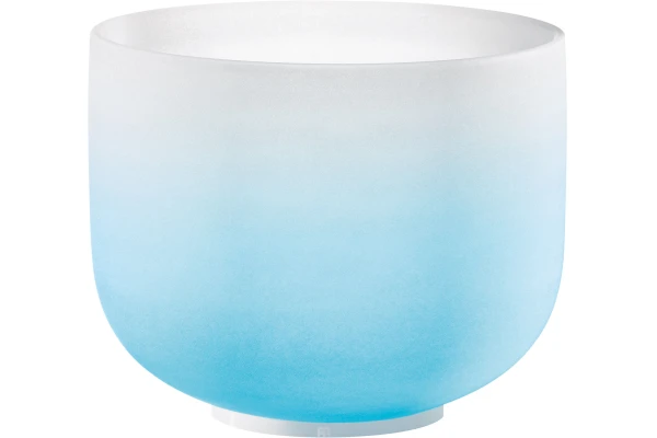 Meinl Crystal Singing Bowl, color-frosted, 10" / 25 cm, Note G4, Throat Chakra — 2
