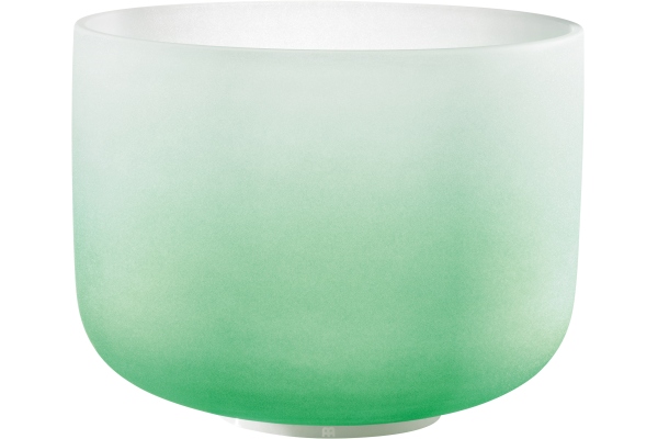 Meinl Crystal Singing Bowl, color-frosted, 11" / 28 cm, Note F4, Heart Chakra
