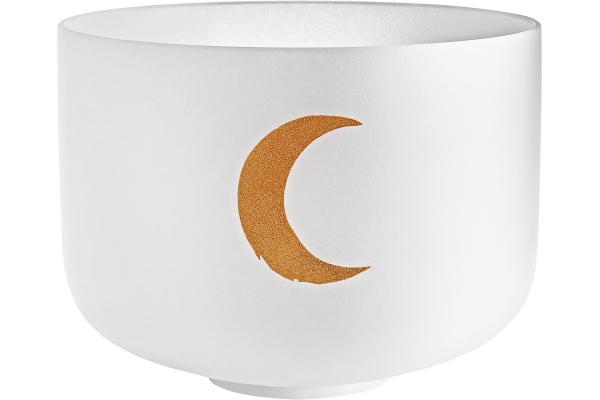 Meinl Planetary Tuned Crystal Singing Bowl 12" / 30 cm, Synodic Moon 210.42 Hz, Sacral Chakra