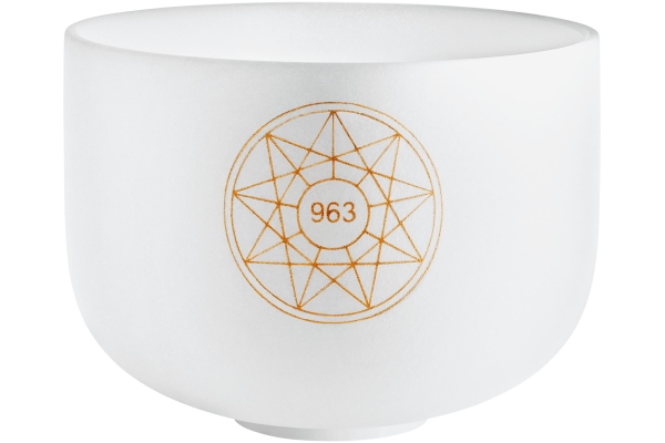 Meinl Sonic Energy Solfeggio Crystal Singing Bowl 10" - 963 Hz