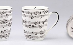 Cană & cutie cadou No brand Mug Notelines White 300 ML