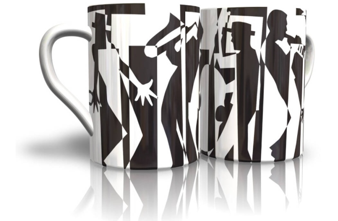 Cană din porțelan  No brand Jazz Bone China Mug