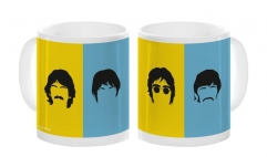 Cană pentru cafea No brand Beatles Blue And Yellow Mug