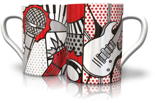 Pop Art Bone China Mug