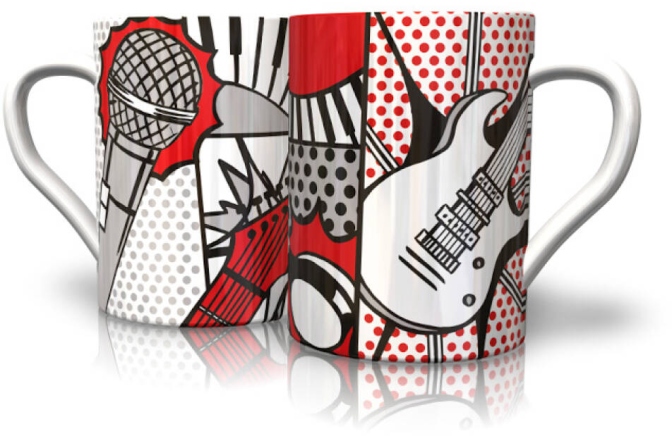 Cană No brand Pop Art Bone China Mug