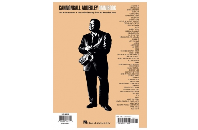 No brand Cannonball Adderley: Omnibook - For B Flat Instruments
