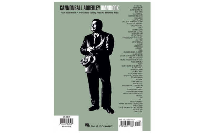 No brand Cannonball Adderley: Omnibook - For C Instruments