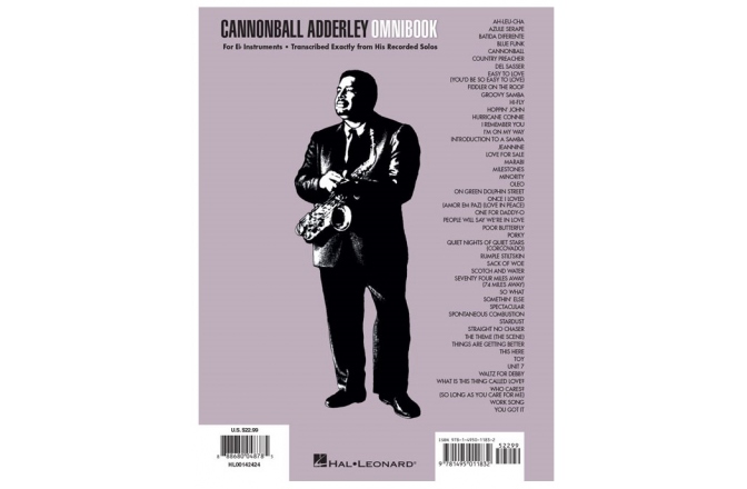 No brand Cannonball Adderley: Omnibook - For E Flat Instruments
