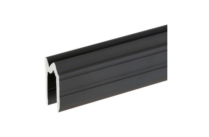 Capac hibrid din aluminiu Locație negru pentru material de 7 mm Adam Hall 6102 BLK 2m