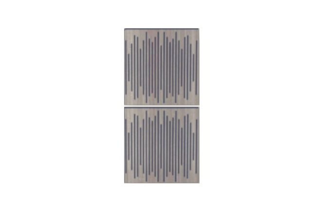 Capcane de bas GIK Acoustics Impression Pro Bass Trap Diffusor/Absorber 2Box 100mm Digiwave Square EJ011 Walten Elm Wood